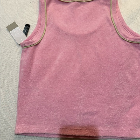 B.P. Pink Terry Tank Top NWT XS - Picture 2 of 7